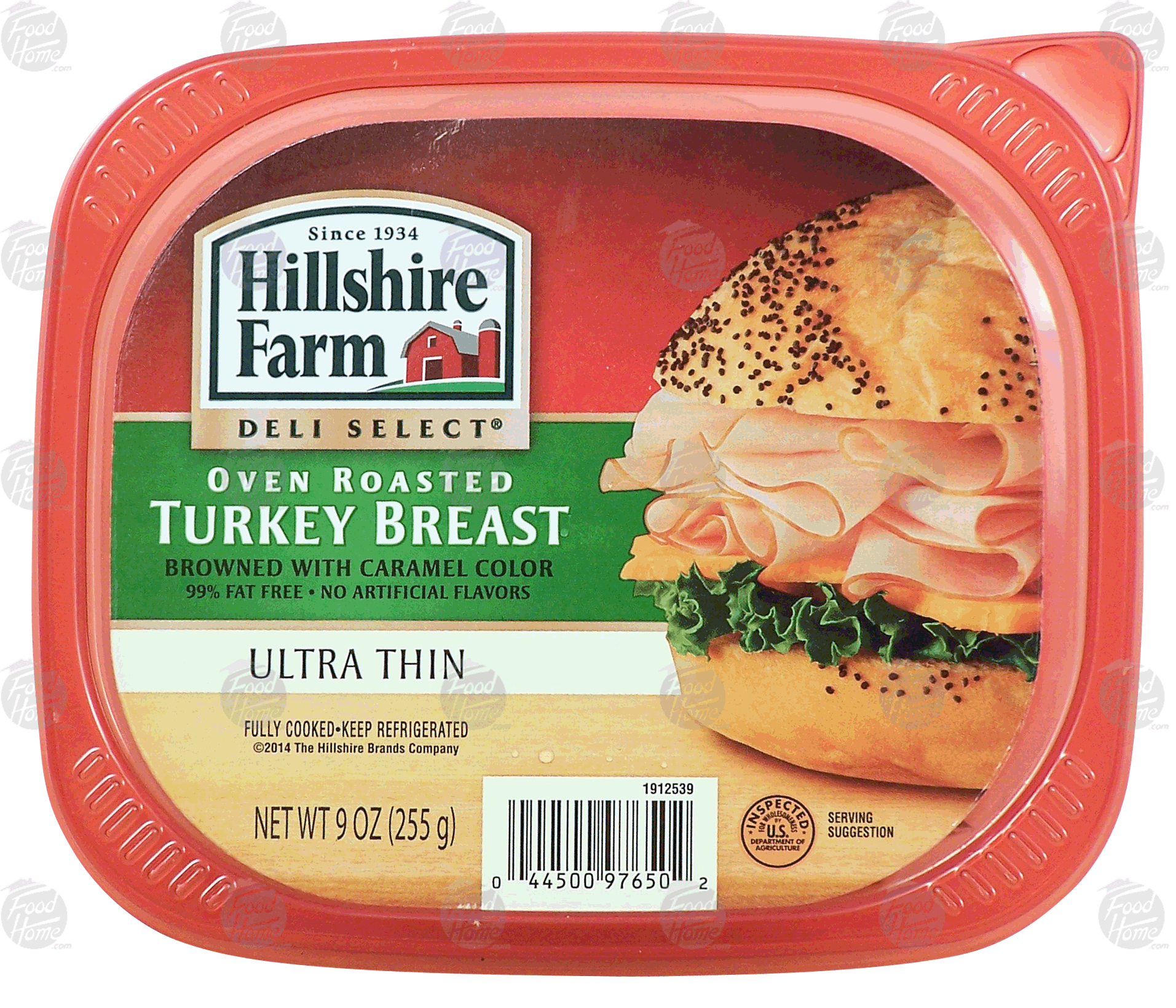 Hillshire Farm Deli Select oven roasted turkey breast, ultra thin Full-Size Picture